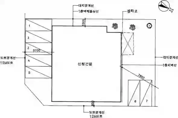 논현동 208-8 배치도 이미지